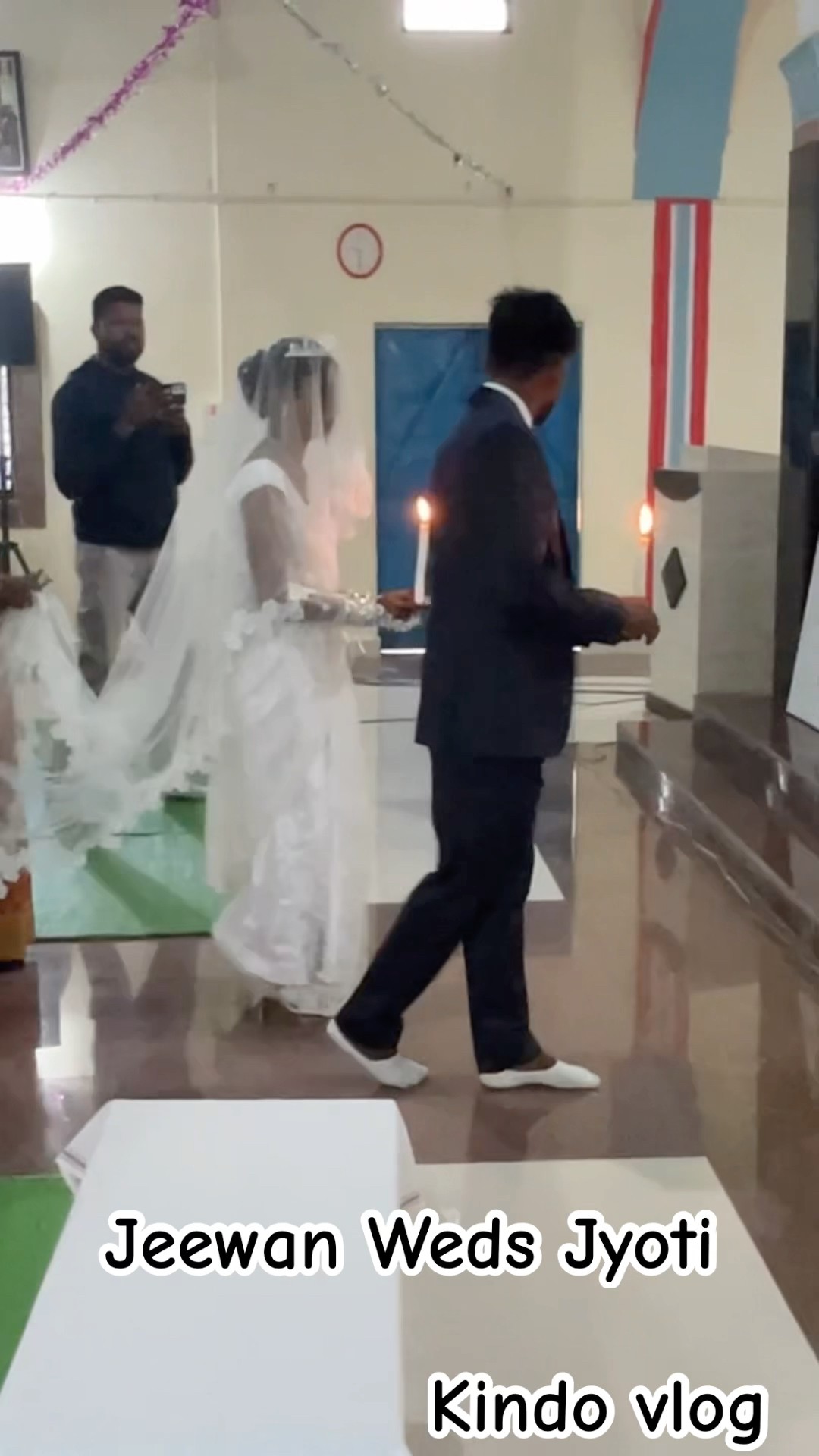 Jeewan weds Jyoti , Christian Marriage Vedio